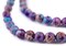 The Bead Chest Galaxy Sea Sediment Jasper Beads (8mm): Organic Gemstone Round Spherical Energy Stone Healing Power Crystal for Jewelry Bracelet Mala Necklace Making